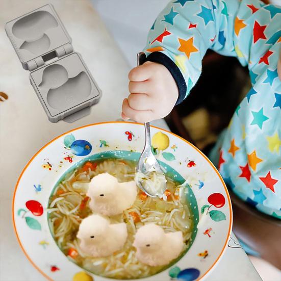 Rice Mold Duck Shape Non-Stick Sushi Mold Kids Adults DIY Versatile Rice Shaper Rice Ball Maker