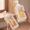 500-1000ml Nachfüllbare Quadratische Shampoo Dusch Leere Flaschen Mit Pumpe Shampoo Spülung Körperpflege Spender Für Hotel Badezimmer