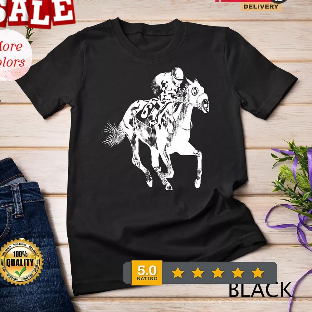 2025/Забавная одежда для любителя скачек, жокея, всадника, верховой езды, унисекс футболка S