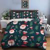 Christmas Print Bedding Set Duvet Cover 1 Duvet Cover 2 Pillowcases Adult and Kids Bedding Set Luxury Holiday Christmas Gifts