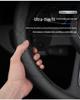BYD Steering Wheel Cover: Genuine Leather Fit for Tang, DMI, Song Pro, Qin Plus, Han EV, Dolphin, F3, S7.