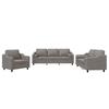 Vidaxl 3-Cz. Relaxation Set With Cushions, Taupe, Fabric