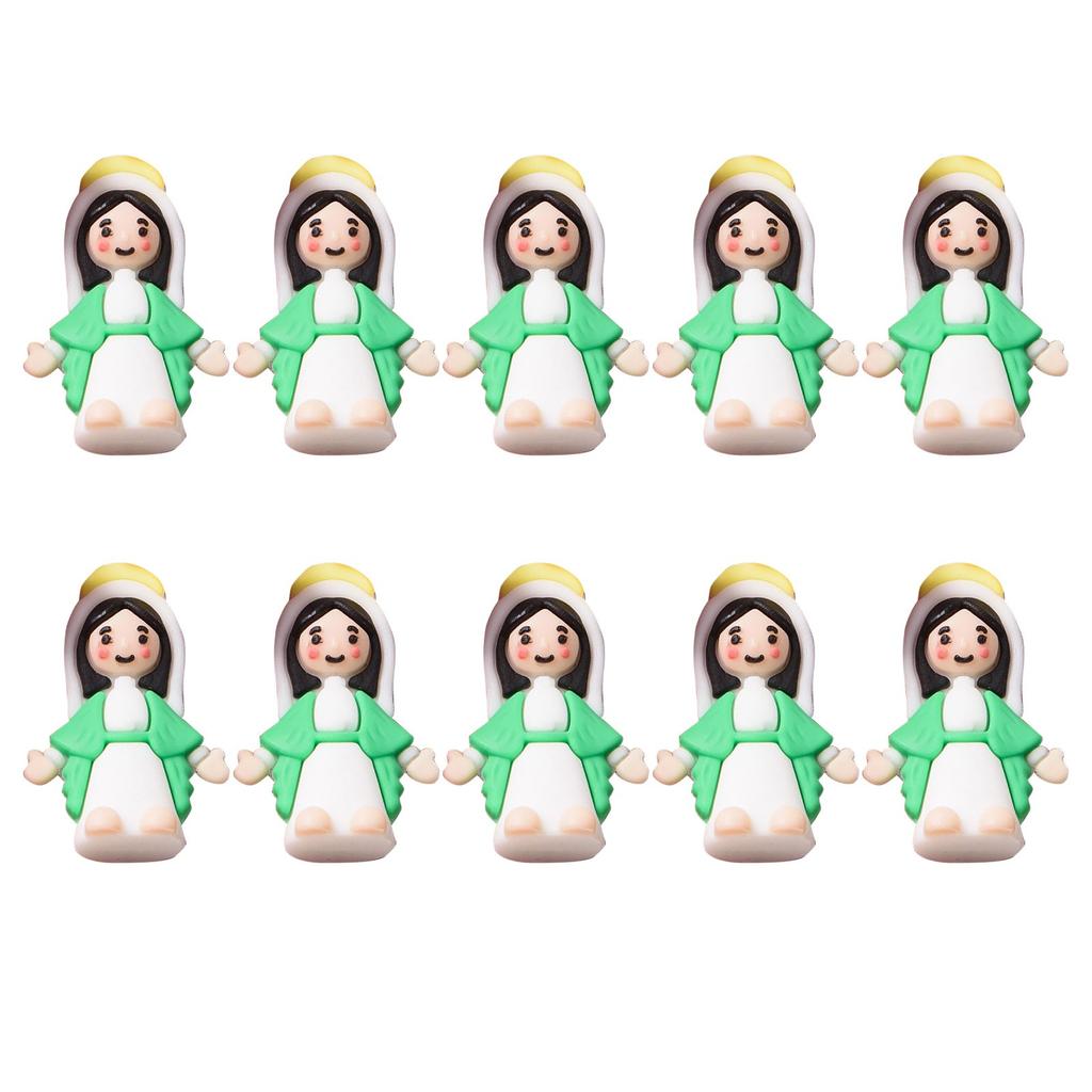 10pcs Little Figurine Miniature Figurine To Hide And Seek Classic Religious Gifts Christ Savior For Sunday Easter Egg Stuffers Baptism Gift