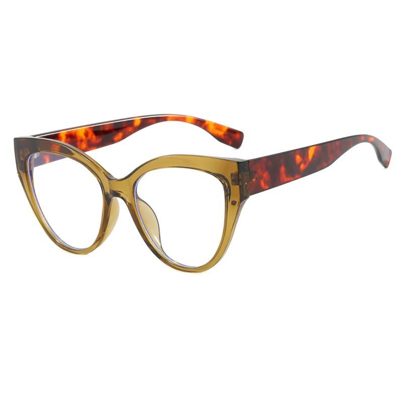 Vintage Cat Eye Sunglasses Women Elegant Fashion Brand Designer Retro Sun Glasses Splicing Colors Lunette De Soleil Femme UV400