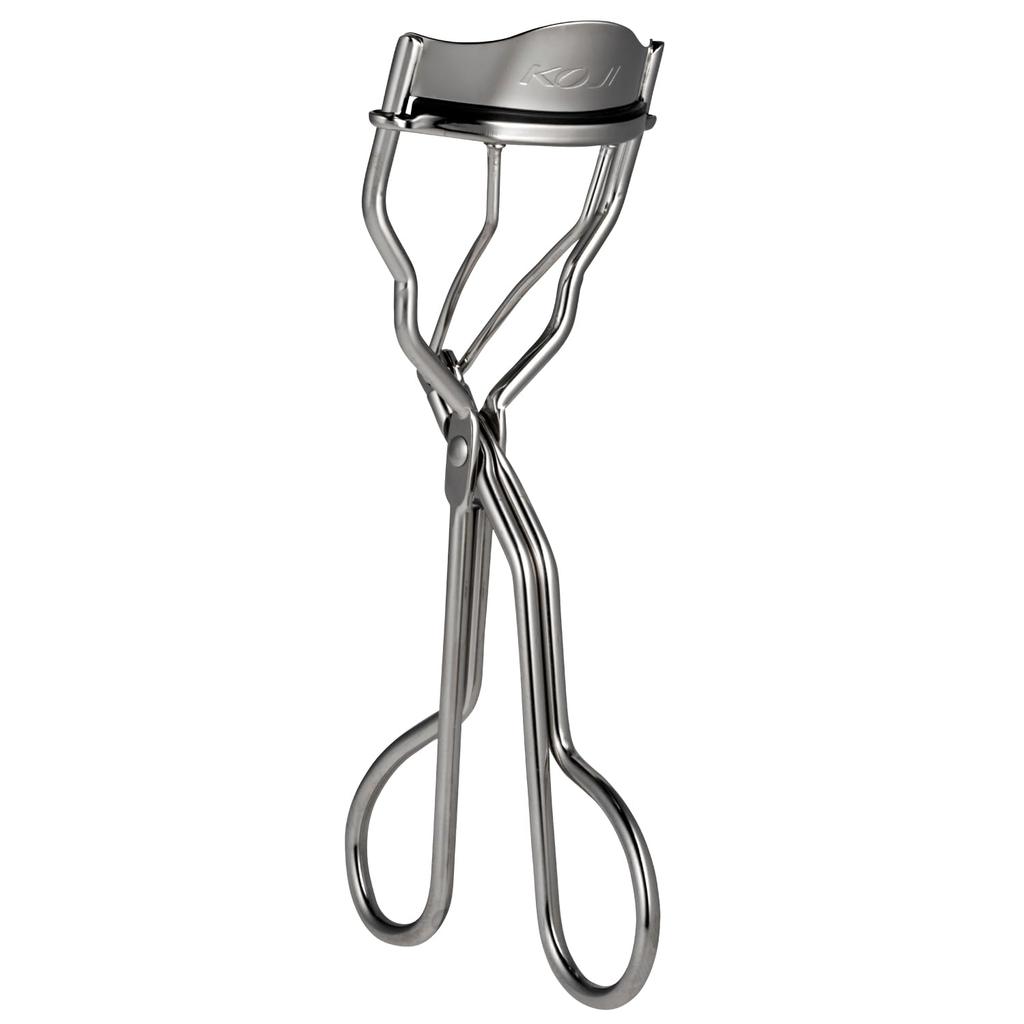 Koji Honpo Push Catch für Einzel- und Doppelfalten Inklusive Ersatz-Gummiband & Wimpernformer, Silber, Augenlider,