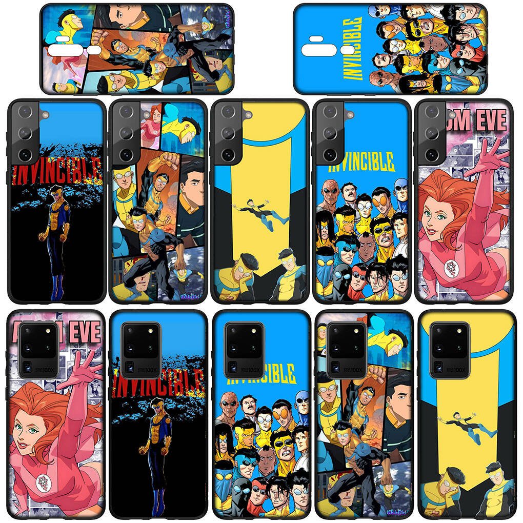Phone Case for iPhone 17 16 15 Plus X Huawei P30 P20 Lite Redmi Note 14 12 11 13 Pro Max OPPO A60 A80 A40 A18 A38 Atom Eve I-Invincibles Collage Cover