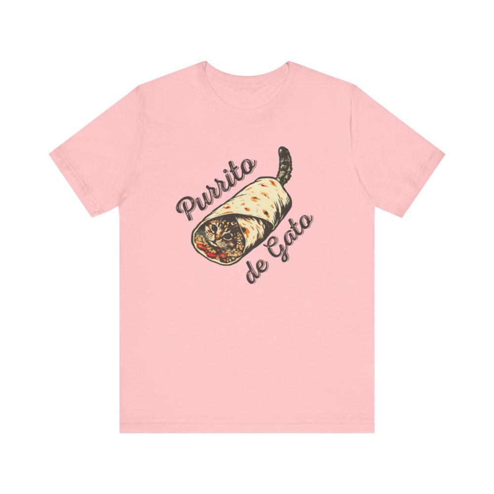 

Fun Cat Tshirt Mexican Burrito Tshirt Cute Cat Shirt 100 Cotton Unisex Streetwear Top vintage clothes y2k top S