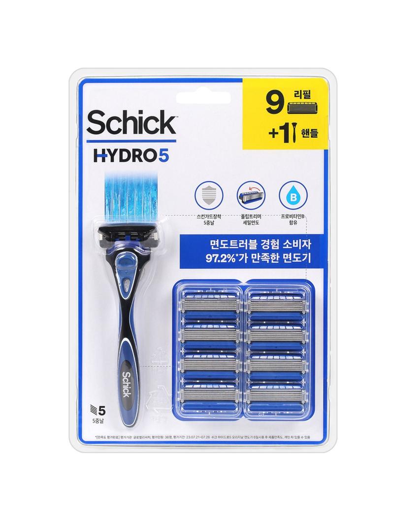 Schick Hydro5 Original Razor + 9 Blades