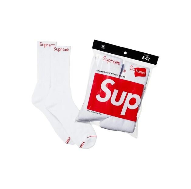 Șosete lungi Supreme Hanes Crew Socks