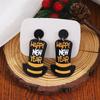 Creative Design New Year'S Party High Hat Acrylic Earrings, Personalized Cartoon Sweet Cute Fashion Earrings Women