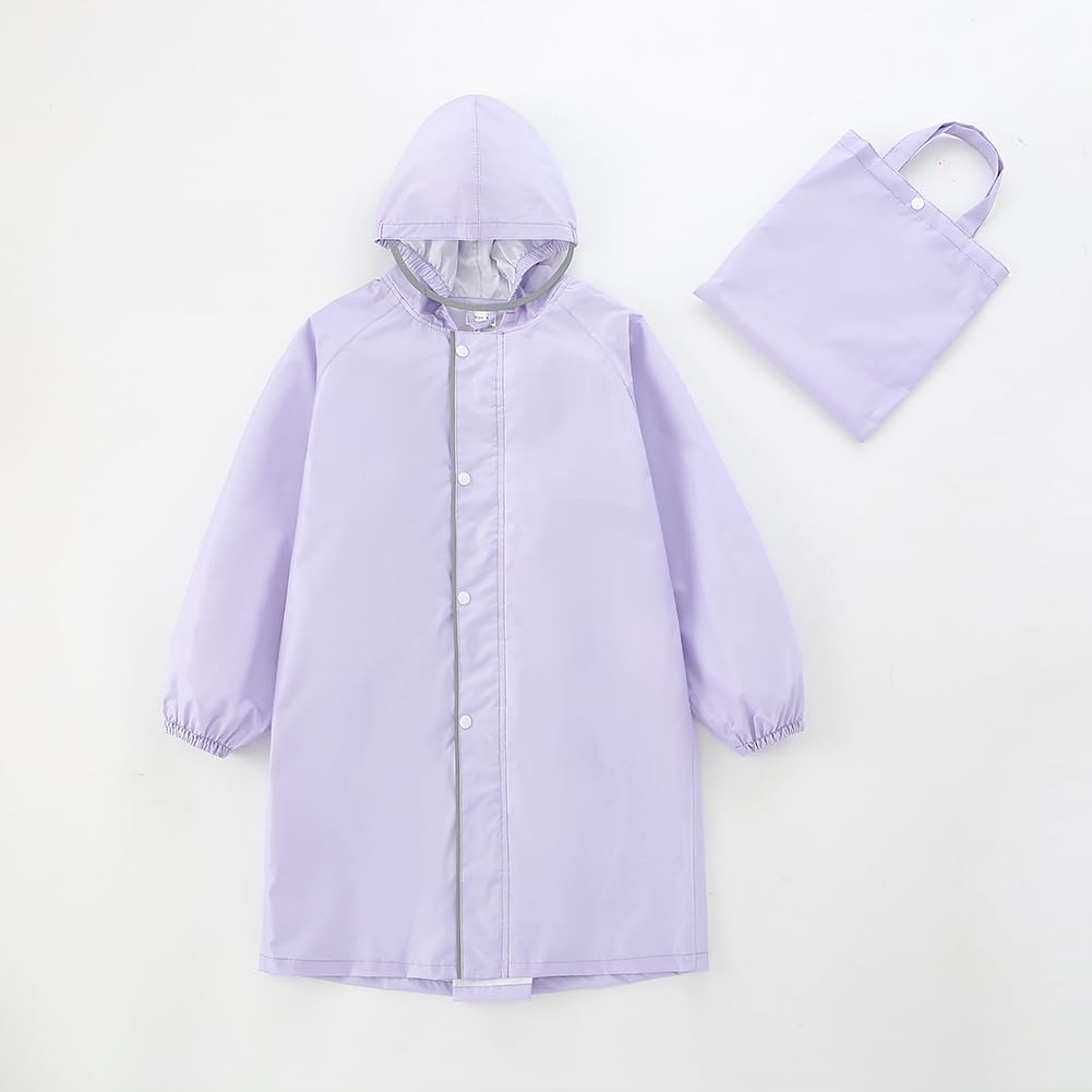 Raincoat for Suitable for School Rainy Heavy Commuting To School [Yolrky] Kids, Bags, Boys, Girls, Children, Adults, Rainwear, Raincoat, Season, Rain,