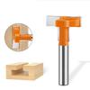 Freze pentru canelare tip T și canelare Canelare T-Track și canelură T Bit de freză pentru lemn Cozi 8mm 6mm 12mm 1/4inch 1/2inch