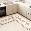 Cartoon Kitchen Floor Mat Water Absorbent Runner Rug Printed Bathroom Entrance Door Mat Non-slip Kitchen Long Carpet Tapis