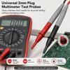 2pcs Universal Multimeter Probes 600V 10A Rating Test Probe Tips Electronic Repair