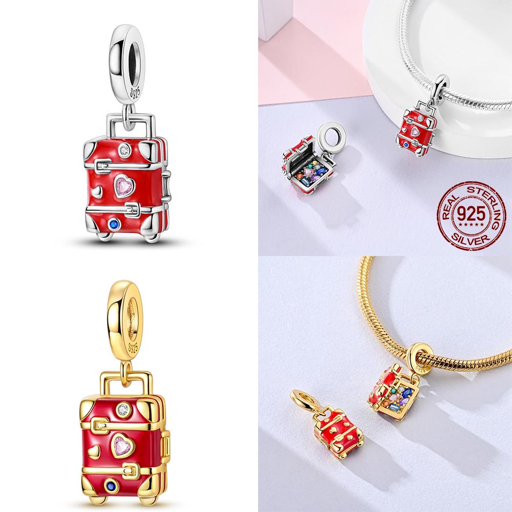 Original Gold And Copper Color Copper Charms Beads For Original Pendants Bracelets Charms Dangle Diy Jewelry Gift