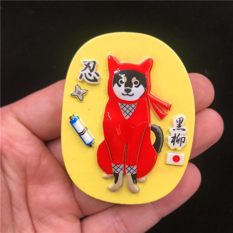 Japan Travelling Souvenirs Tokyo Fridge Magnets Mount Fuji Ninja Kyoto Fridge Stickers Christmas Gifts Message Board Stickers