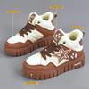 Winter Thickened Fleece Lined Sports Women's Shoes Padded Platform High Shoes Casual Comfortable Flat Heel Footwear