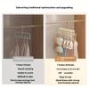 Hot Selling 1pc Multi-Hook Hanger for Yoga Vests and Underwear, Non-Slip Home Dormitory Drying Rack Storage