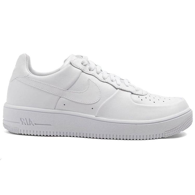 New Nike Air Force 1 Ultra Force Lthr White/White White 845052-100