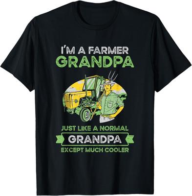 Bauer Opa Genau Wie Ein Normaler Opa Viel Cooler T-Shirt