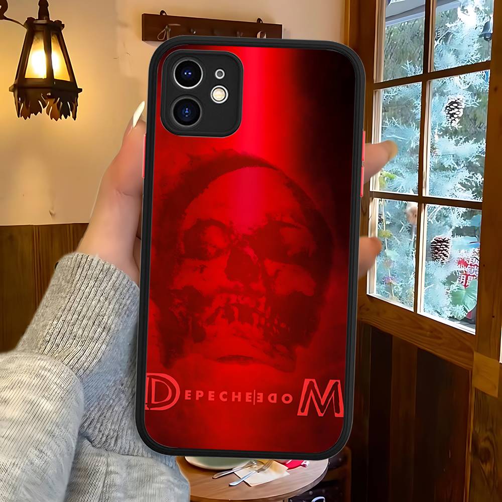 Rock D-Depeche Cool Mode Phone Case For IPhone 13 12 X XS MAX Pro Max 16 15 11 14 Pro Max Shockproof Matte Cover