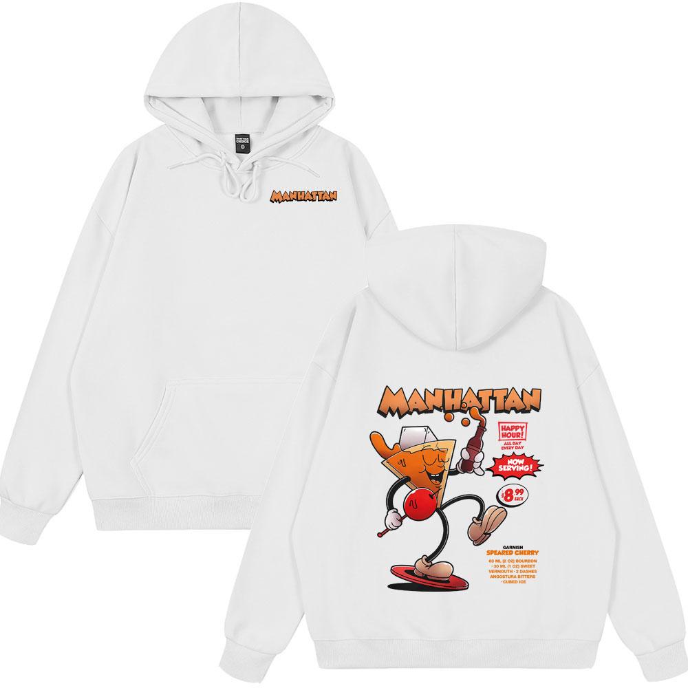 Hot Sale Hoody Island Tea Cocktail Lover Funny Meme Tops Women Casual Oversized Streetwear SMale High Quality Cotton Style Wears