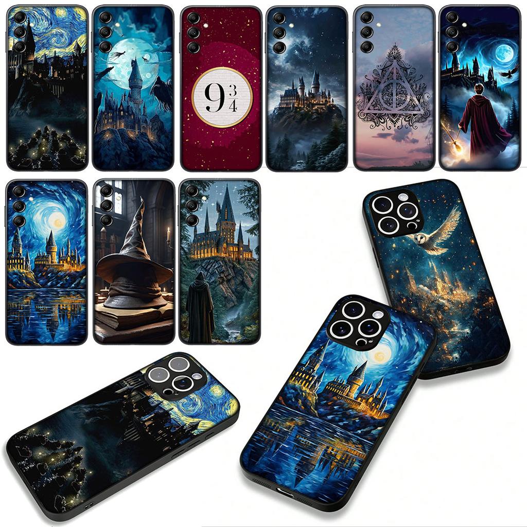 Phone Cover Owl Art Harries Wand Potters for Samsung Galaxy S25 S24 S22 S23 FE Ultra Plus A56 A05 A06 A15 A16 A55 S7 Edge Case