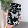 Kreslený vzor krémová textura pouzdro vlnitý okraj měkký silikonový kryt pouzdro na telefon pro OPPO Reno Realme OnePlus Vivo