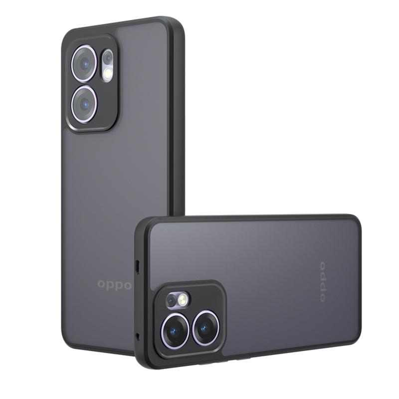 For Reno 13F Case Cover OPPO Reno 13F Capas Shockproof Phone Back Bumper Matte Frosted Black Transparent Fundas OPPO Reno 13F