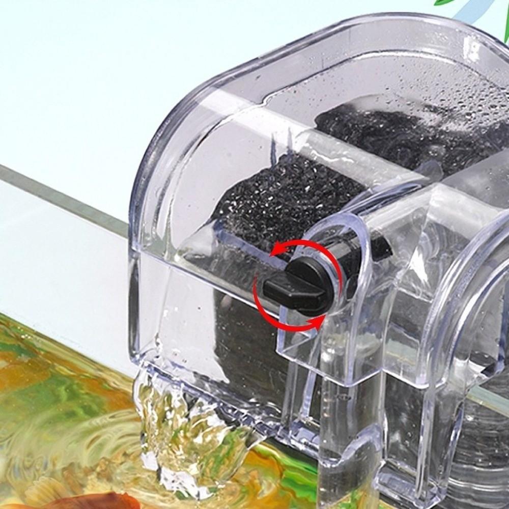 EU/US Plug Fish Tank Filter Silent Operation External Filter Hang-On-Back Filter  Small Fish Tanks