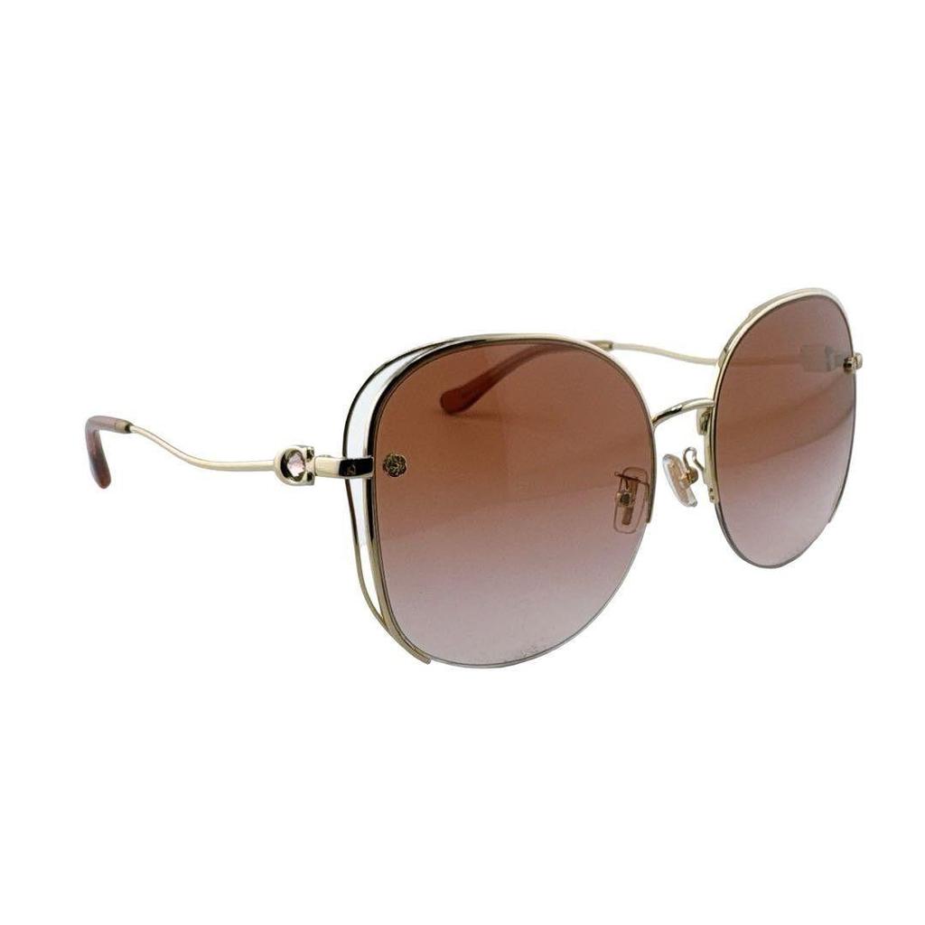 Used [Extremely beautiful item/case included] COACH Non-prescription sunglasses eyewear HC 7145BD Metal Brown Gold Ladies