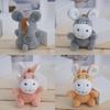 Adorable Plush Donkey Keychain Cute Stuffed Animal Doll With Pp Cotton Filling