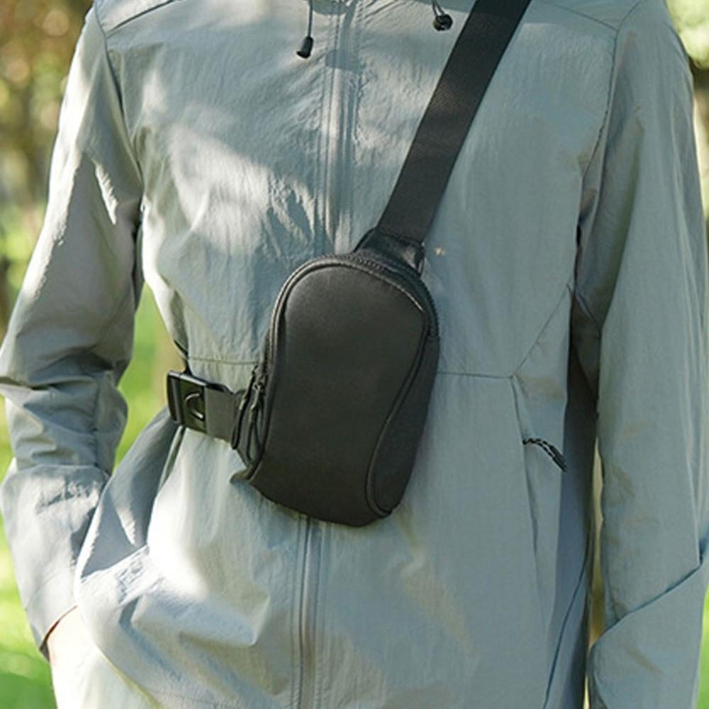 

Solid Color Mobile Sports Chest Bag Storage Sports Shoulder Crossbody Bag Student style 3
