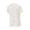Li Ning Comfortable Casual Simple Round Neck Pullover Short Sleeve T-Shirt Women Tops Pale-Goose-Yellow Chamomile-Yellow Full-Pink-Print ATSV530-1