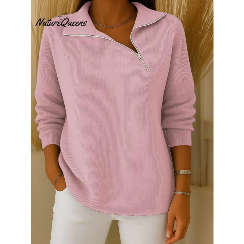 BITCED Women's Fashion Casual Solid Color Print Long Sleeve Blouses & Shirts
