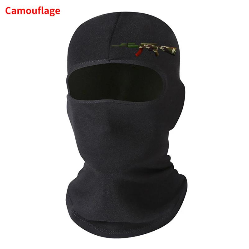 Xiaomi 1 Stück Lycra Motorrad Sturmhaube Herren Damen Wargame Radfahren Ski Snowboard Wind Kappe Winter Warm Hals Schwarz Fahrrad Outdoor Sport