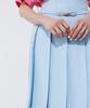 WNDERKAMMER Raw-Cut Pleats Skirt_Light Blue