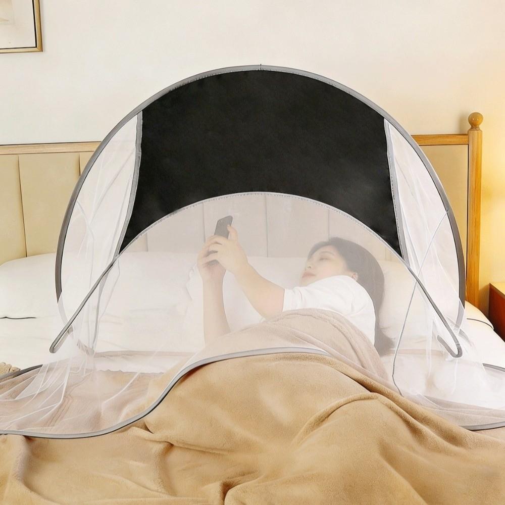 Folding Face Head Mosquito Net High-Density Mesh Face Mosquito Protection Cover Office