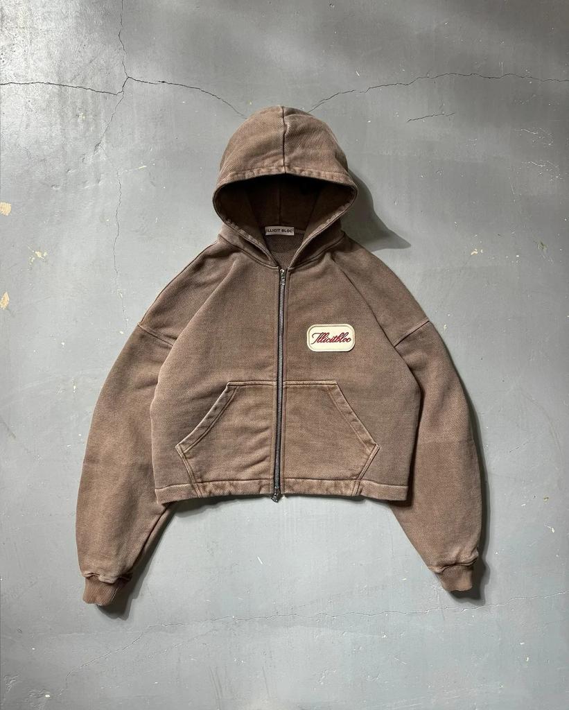 New digital 3D printing zipper Y2K sweater jacket for men and women