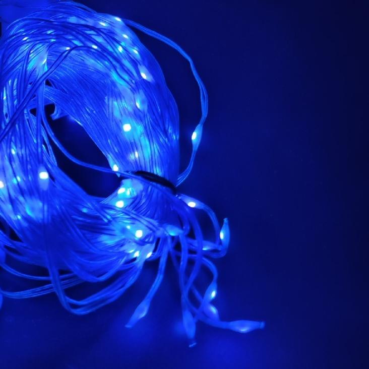 LED Copper Wire Curtain String Lights 3x3m Remote USB Powered Dorm Window Decor