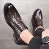 Spring Trend Casual Men'S Shoes Gentleman'S First Layer Cowhide Brock Carved Men'S Leather Shoes