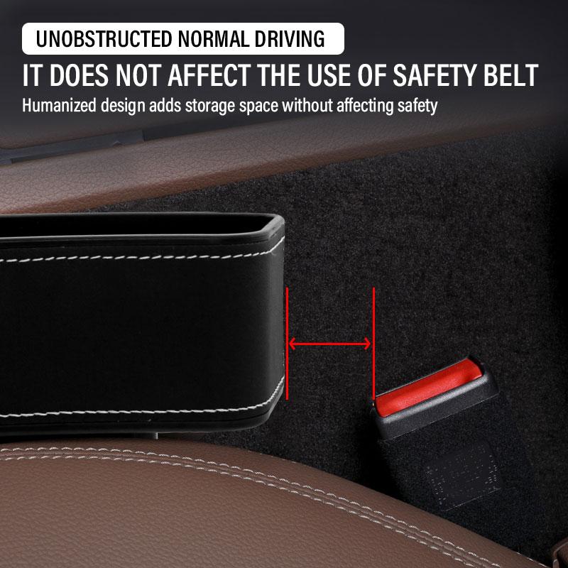 2 Piezas Organizador de Asiento de Coche Caja de Almacenamiento para la Ranura del Asiento Artículos Multifunción Para BMW Performance Power M1 M2 M3 M4 M5 M6 M8 E36 E60 E46 E39 E46 E90 E60 F07