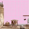 Wallpaper Fabric Pattern Powder Pink and White, Clear Detail 50x1000