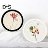 Wall Mount Round Photo Frame Rustic Wooden Picture Art Painting Display Frame Indoor Home Office Bedroom Wall Hanging Decoration