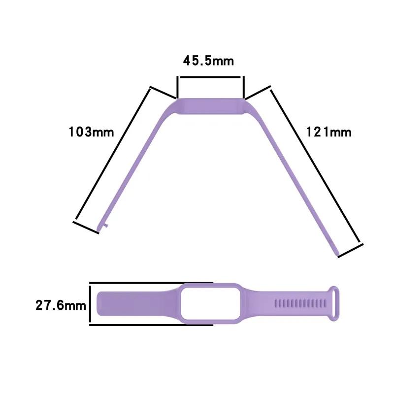 Silicone Strap+Case for Smart Band 9 Active Strap Smart Watches Accessories Bracelet for Redmi Band 3 Strap Watch Cover