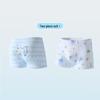 Wide Waist Non-Binding Boys' Pure Cotton Cartoon Boxer Briefs, Antibacterial Crotch, Class A, Four-Corner Design, Primary School Underwear