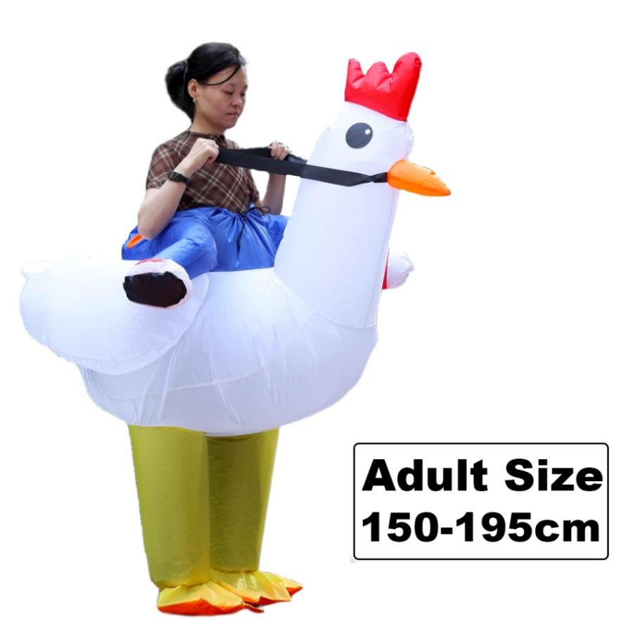 In 2025, the New Best-selling Colorful Rooster Character Costume for Halloween, Funny Stage Performance Costumes, Company Team-b