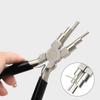 Jewelry Pliers Heavy Duty Metal Multi-functional Replacement Round Nose 6 In 1 Black C-rings Equipment Rubber Grips