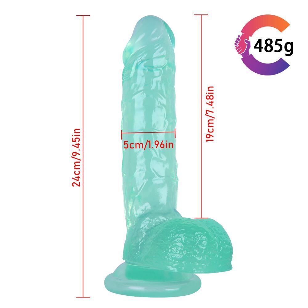 9.45 Inch Huge Dildos Strapon Thick Giant Realistic Dildo Anal Butt with Suction Cup Big Soft Penis Sex Toy For Women
