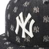 [New Era] Cap MLB Monogram Jacquard NY BlackChrome ML 950 MLB JAQ NEYYAN BLK CHR 14388575 NER36C5892